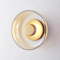 Gíláàs Abọ́ - Glass Bowl Wall Lamp